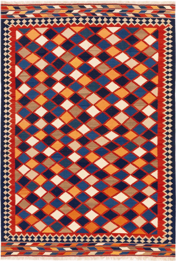 Perserteppich Kelim Fars Ghashghai 286x201 286x201, Perserteppich Handgewebt