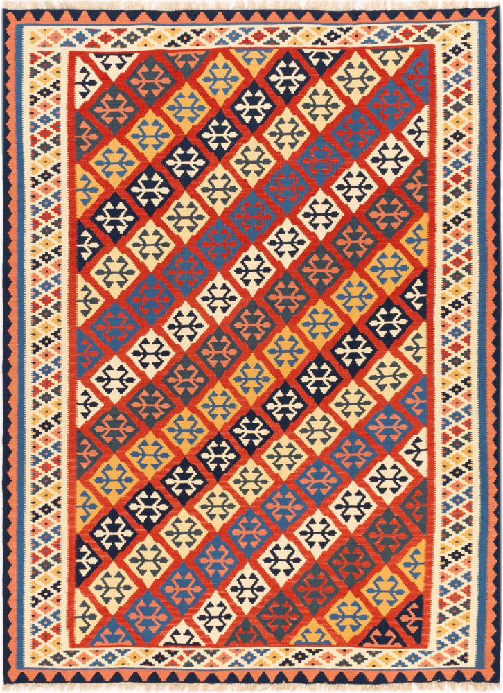 Perzisch tapijt Kilim Fars Ghashghai 281x207 281x207, Perzisch tapijt Handgeweven