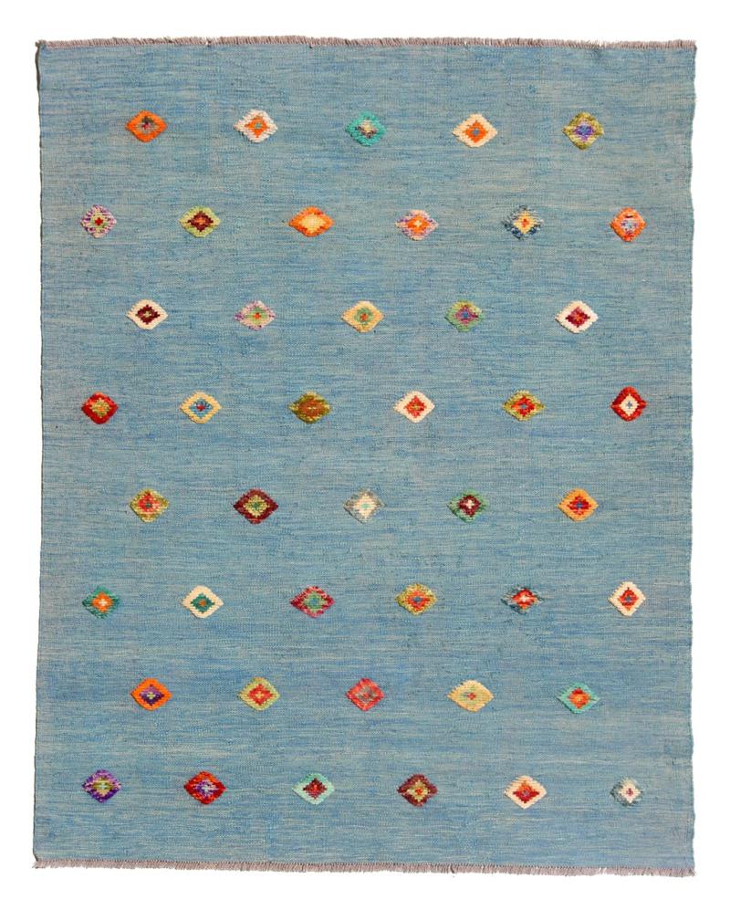 Alfombra afgana Kilim Afghan Nimbaft Edition 191x150 191x150, Alfombra persa Tejido a mano