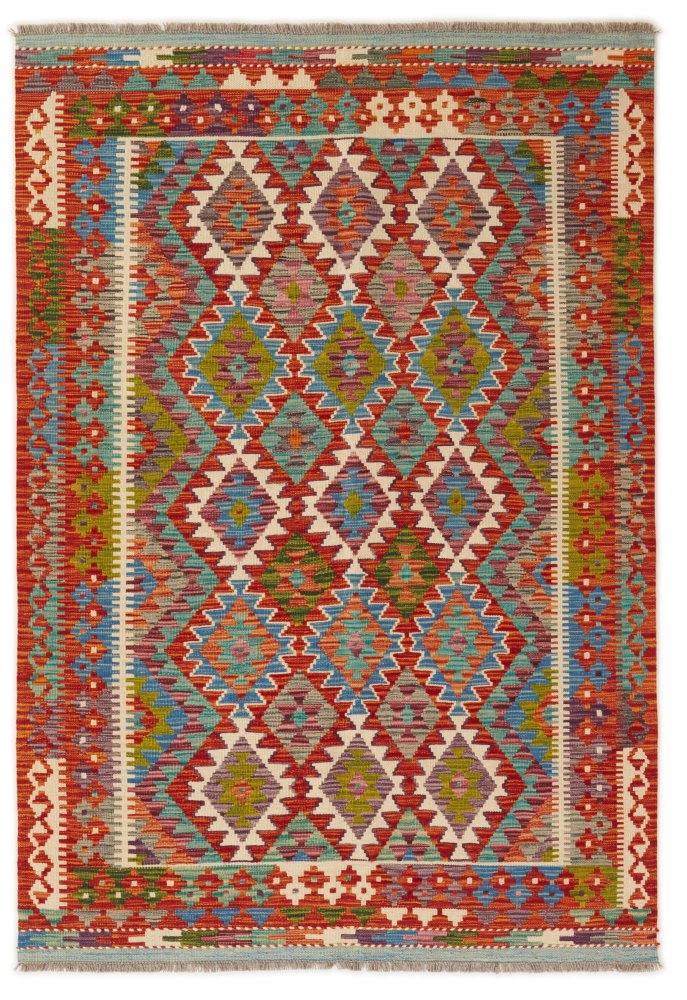 Afghan rug Kilim Afghan 6'2"x4'2" 6'2"x4'2", Persian rug Handwoven