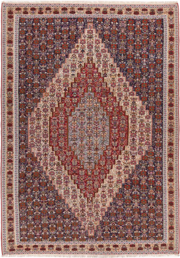 Tapete persa Kilim Senneh 301x217 301x217, Tapete persa Atado à mão