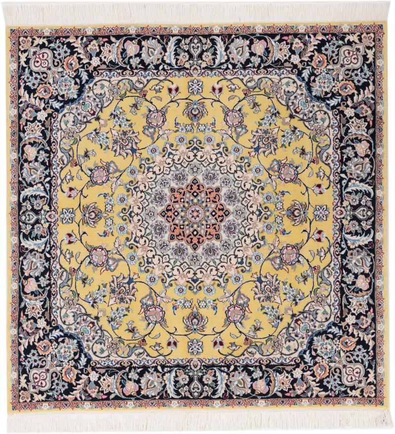 Perzisch tapijt Nain 9La 147x147 147x147, Perzisch tapijt Handgeknoopte