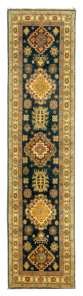 Afghan rug Kazak Ghazni 304x83 304x83, Persian Rug Knotted by hand