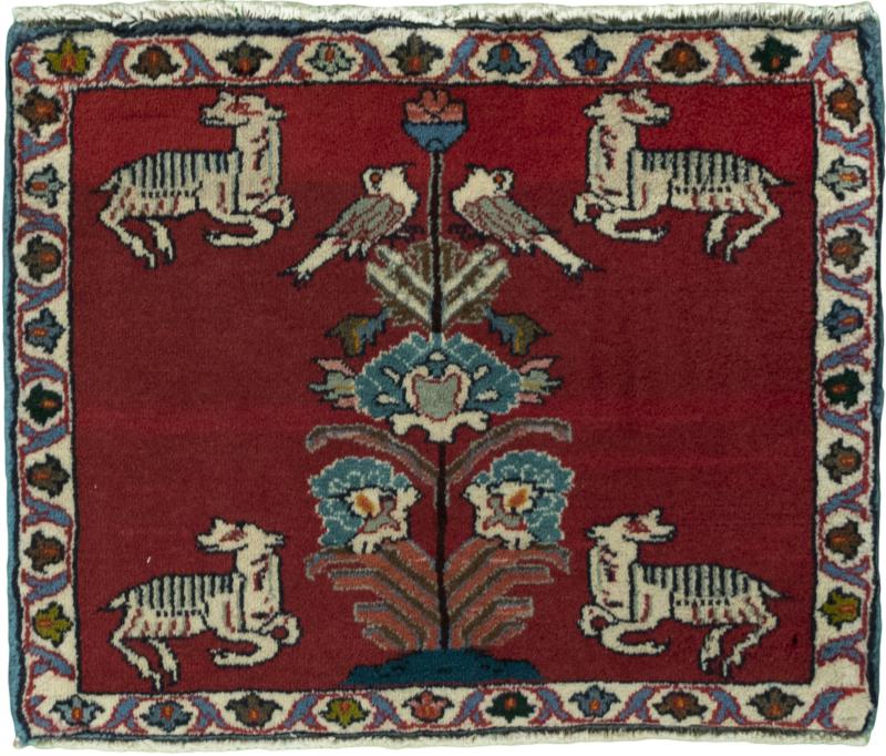 Tappeto persiano Shiraz 49x61 49x61, Tappeto persiano Annodato a mano