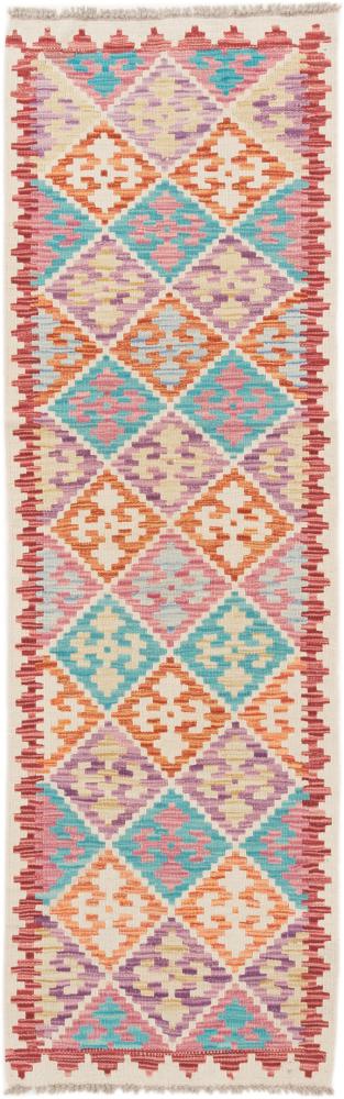 Tapete afegão Kilim Afegão 186x57 186x57, Tapete persa Tecido à mão