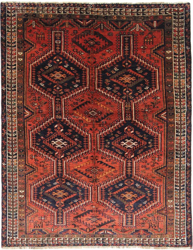 Persisk tæppe Ghashghai 224x172 224x172, Persisk tæppe Knyttet i hånden