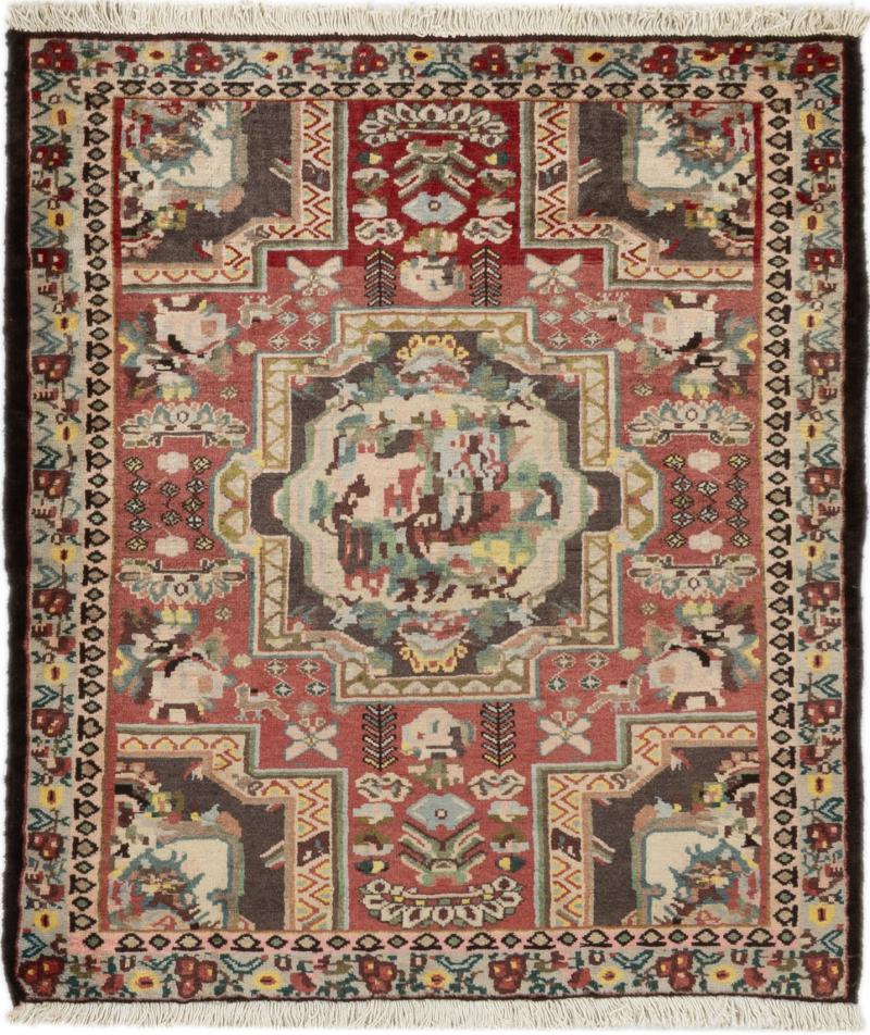 Perzisch tapijt Bakhtiari 136x113 136x113, Perzisch tapijt Handgeknoopte