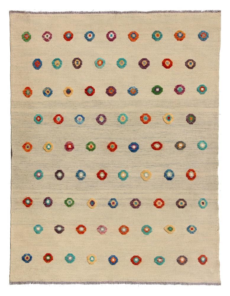 Alfombra afgana Kilim Afghan Nimbaft Edition 192x144 192x144, Alfombra persa Tejido a mano