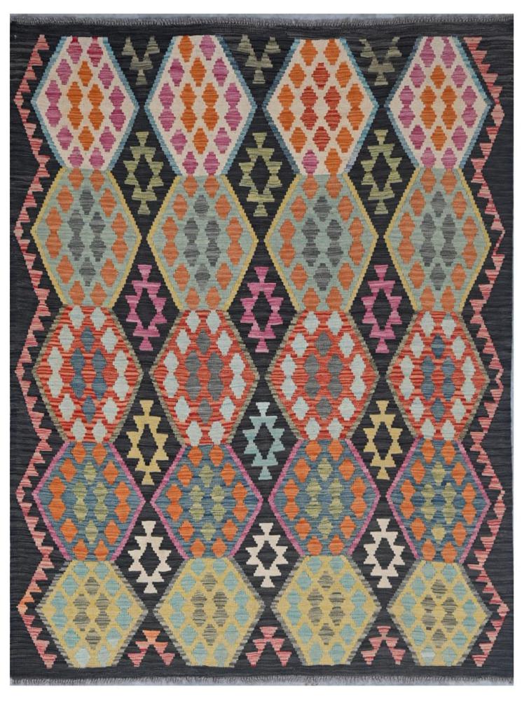 Afghan rug Kilim Afghan 199x158 199x158, Persian Rug Woven by hand