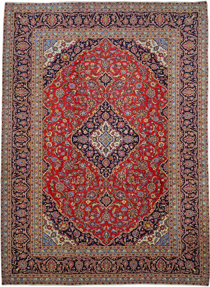 Persian Rug Keshan 345x254 345x254, Persian Rug Knotted by hand