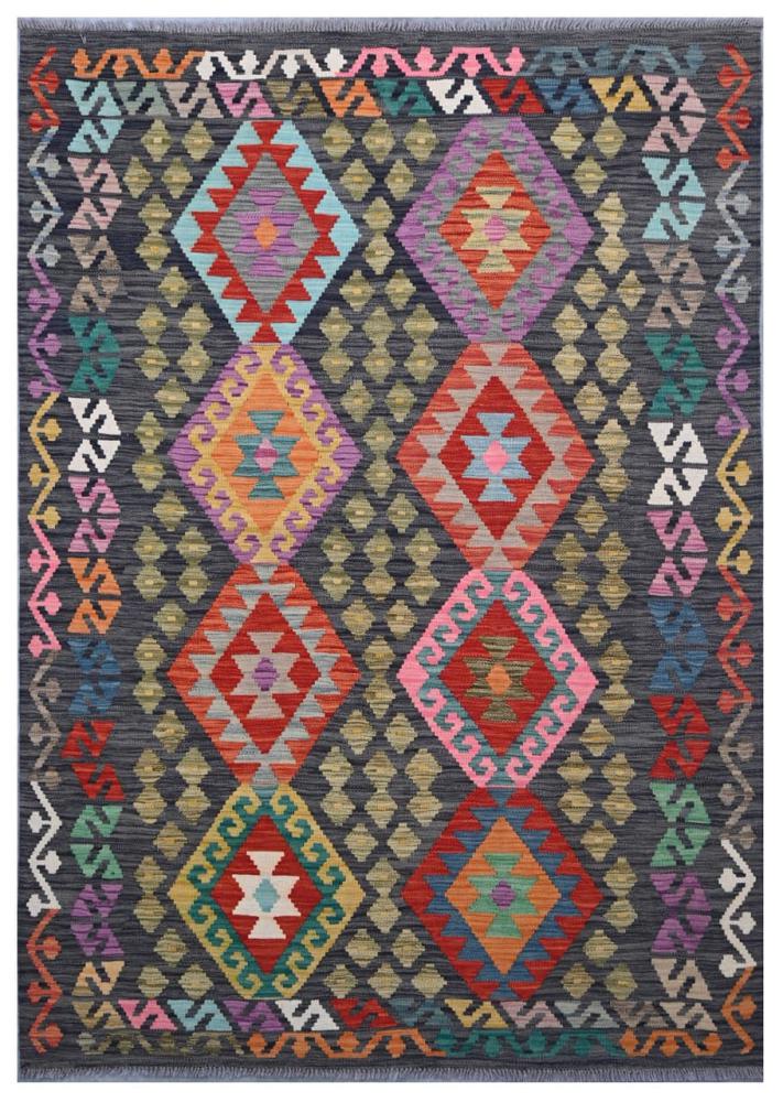 Afghan rug Kilim Afghan 211x154 211x154, Persian Rug Woven by hand