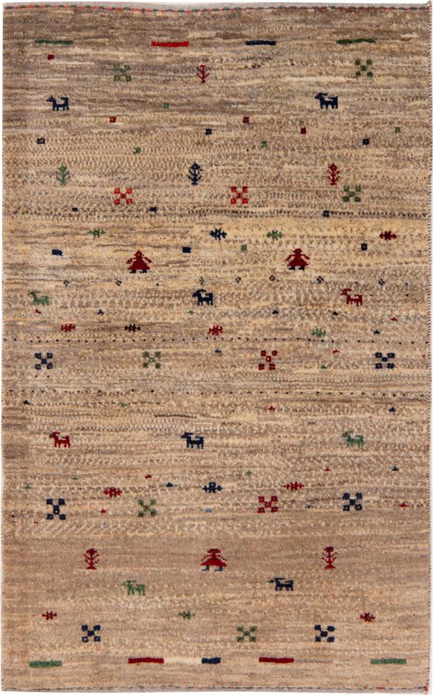 Persisk teppe Persia Gabbeh Nomad 129x79 129x79, Persisk teppe Knyttet for hånd