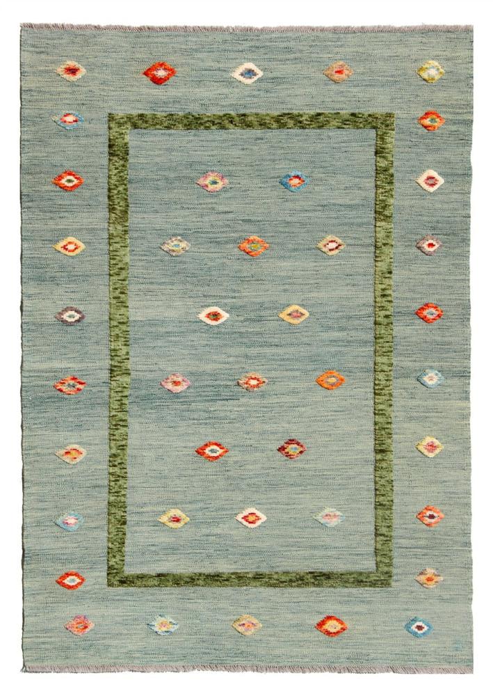 Alfombra afgana Kilim Afghan Nimbaft Edition 195x125 195x125, Alfombra persa Tejido a mano