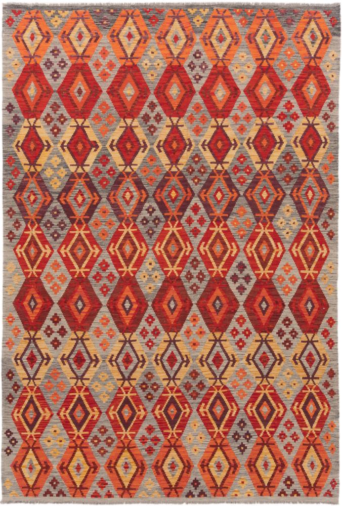 Tapete afegão Kilim Afegão 302x206 302x206, Tapete persa Tecido à mão