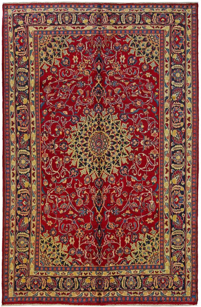 Persisk tæppe Mashhad 281x187 281x187, Persisk tæppe Knyttet i hånden