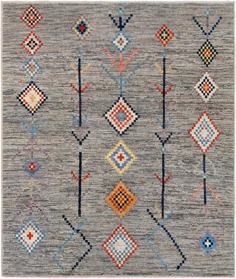 Tapis pakistanais Berber Maroccan 303x259 303x259, Tapis persan Noué à la main