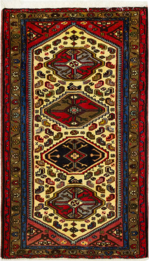 Persisk tæppe Hamadan 106x65 106x65, Persisk tæppe Knyttet i hånden