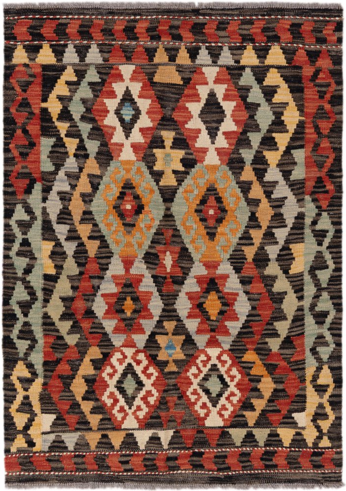 Tapis afghan Kilim Afghan 124x90 124x90, Tapis persan Tissé à la main
