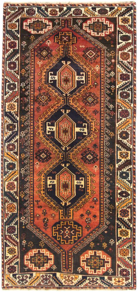 Persisk tæppe Shiraz 270x128 270x128, Persisk tæppe Knyttet i hånden