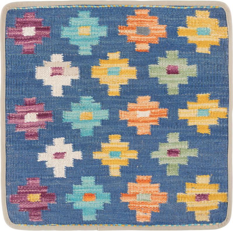 Afghanska mattan Kilim Afghan Kuddfodral 50x50 50x50, Persisk matta Knuten för hand