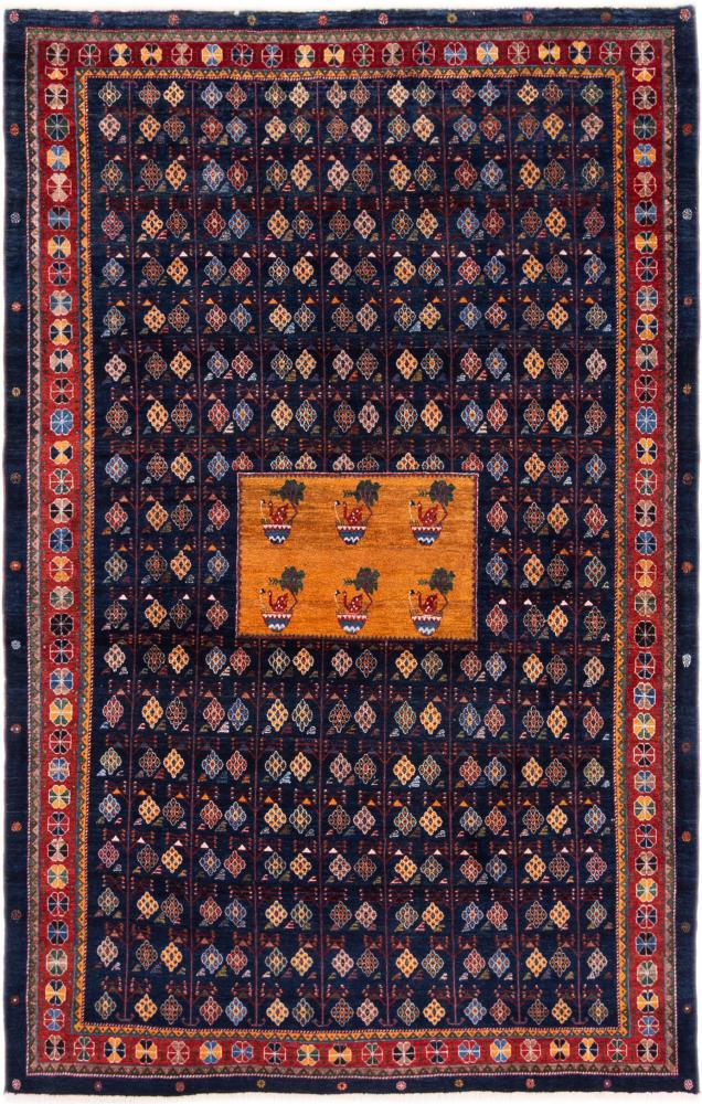 Tapis persan Persan Gabbeh Loribaft 283x179 283x179, Tapis persan Noué à la main
