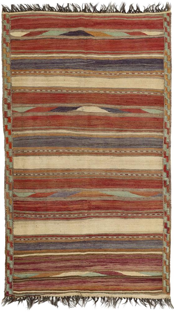 Tapete persa Kilim Fars Antigo 273x161 273x161, Tapete persa Atado à mão