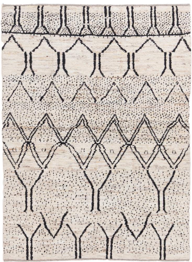 Afghanska mattan Berber Design 196x144 196x144, Persisk matta Knuten för hand