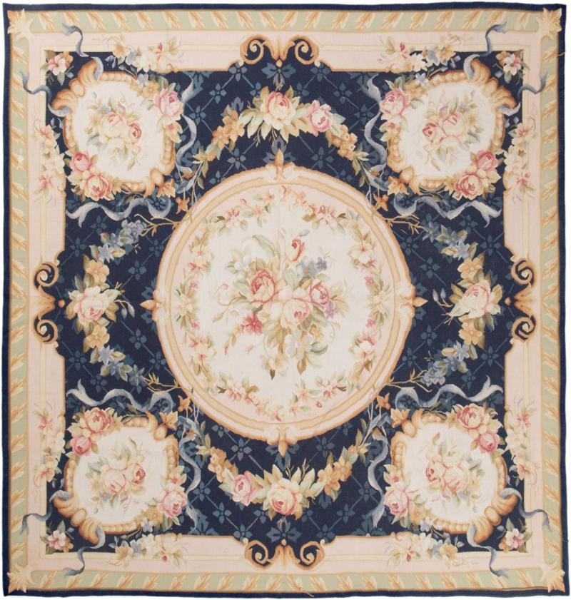 Chinees tapijt Kilim Aubusson 211x201 211x201, Perzisch tapijt Handgeweven