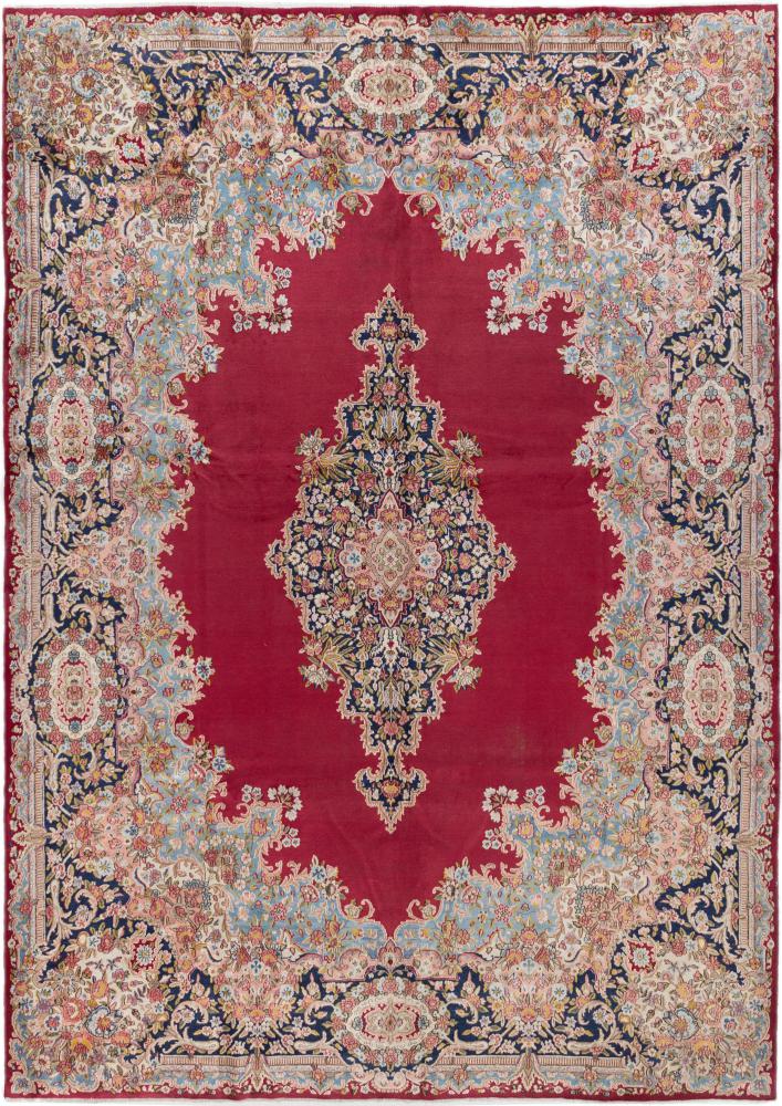 Tapis persan Kerman Ancien 436x300 436x300, Tapis persan Noué à la main