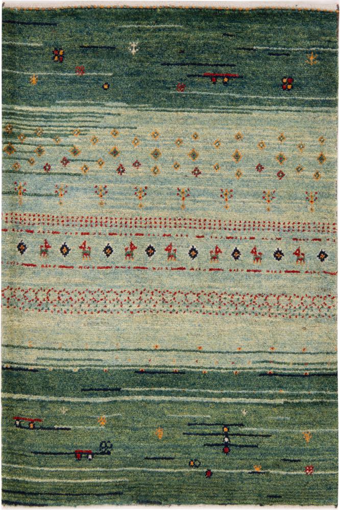 Perserteppich Perser Gabbeh Nomad 4'0"x2'8" 4'0"x2'8", Perserteppich Handgeknüpft