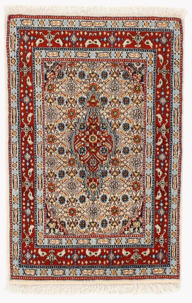 Persian Rug Moud Mahi 87x59 87x59, Persian Rug Knotted by hand
