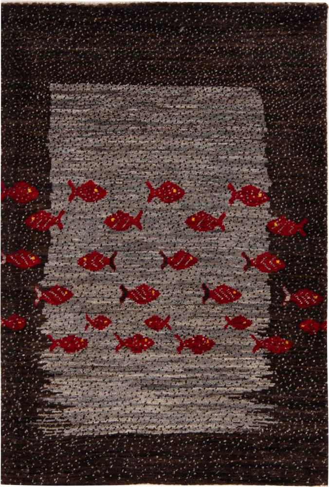 Tappeto persiano Persia Gabbeh Nomad 123x84 123x84, Tappeto persiano Annodato a mano