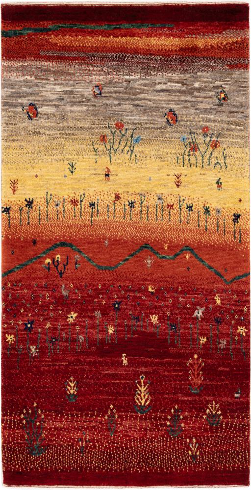 Persisk tæppe Persisk Gabbeh Loribaft Tabiibaft 145x76 145x76, Persisk tæppe Knyttet i hånden