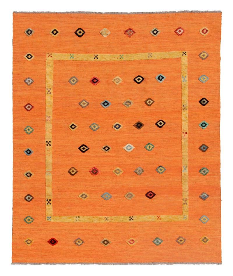 Alfombra afgana Kilim Afghan Nimbaft Edition 228x180 228x180, Alfombra persa Tejido a mano