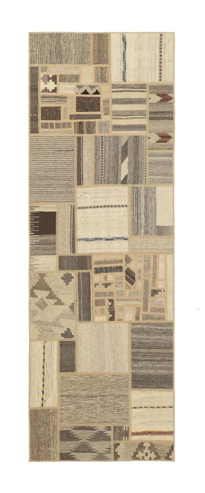 Persisk matta Kilim Patchwork 249x79 249x79, Persisk matta handvävd 
