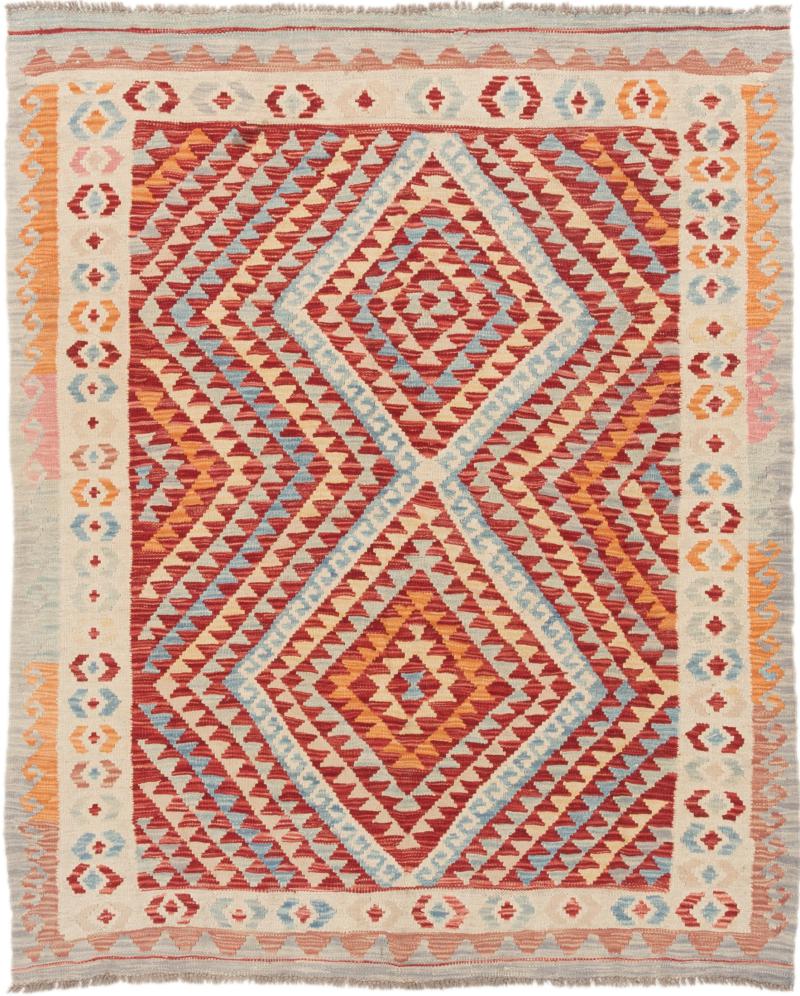 Tapete afegão Kilim Afegão 196x160 196x160, Tapete persa Tecido à mão