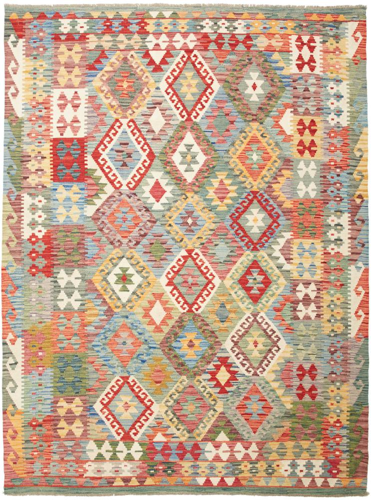 Tapis afghan Kilim  Afghan 237x178 237x178, Tapis persan Tissé à la main