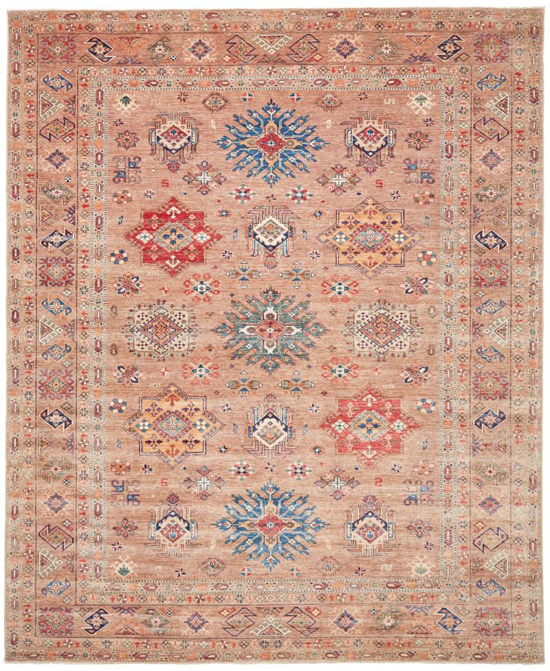 Πακιστανικό χαλί Super Kazak 313x253 313x253, Περσικό χαλί Χειροποίητο με κόμπους