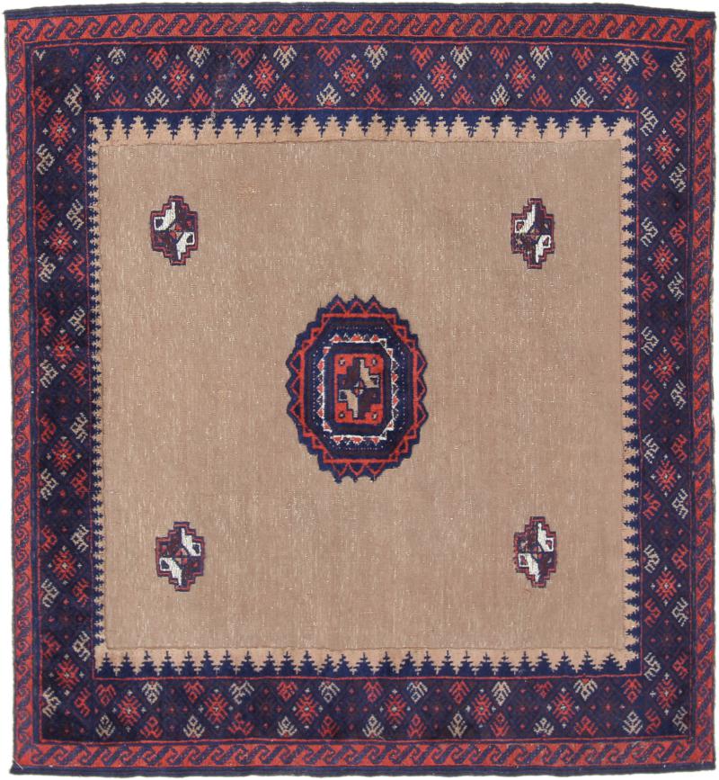 Tapete persa Kilim Fars 117x128 117x128, Tapete persa Tecido à mão