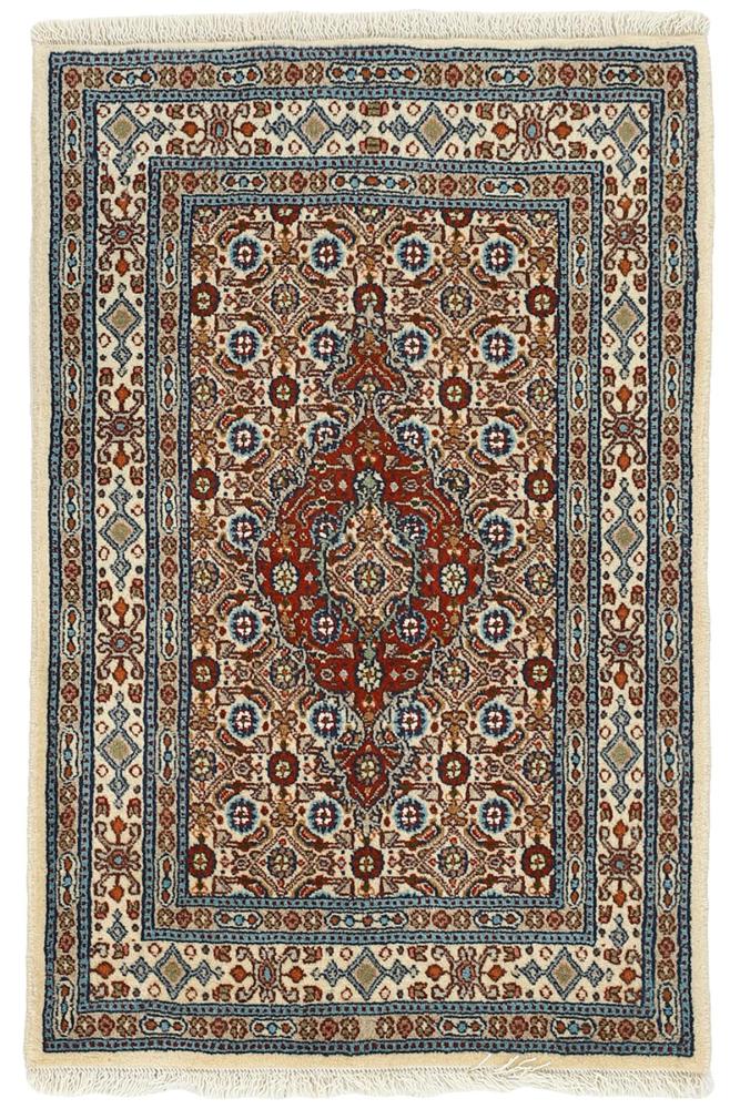 Perserteppich Moud Mahi 90x59 90x59, Perserteppich Handgeknüpft