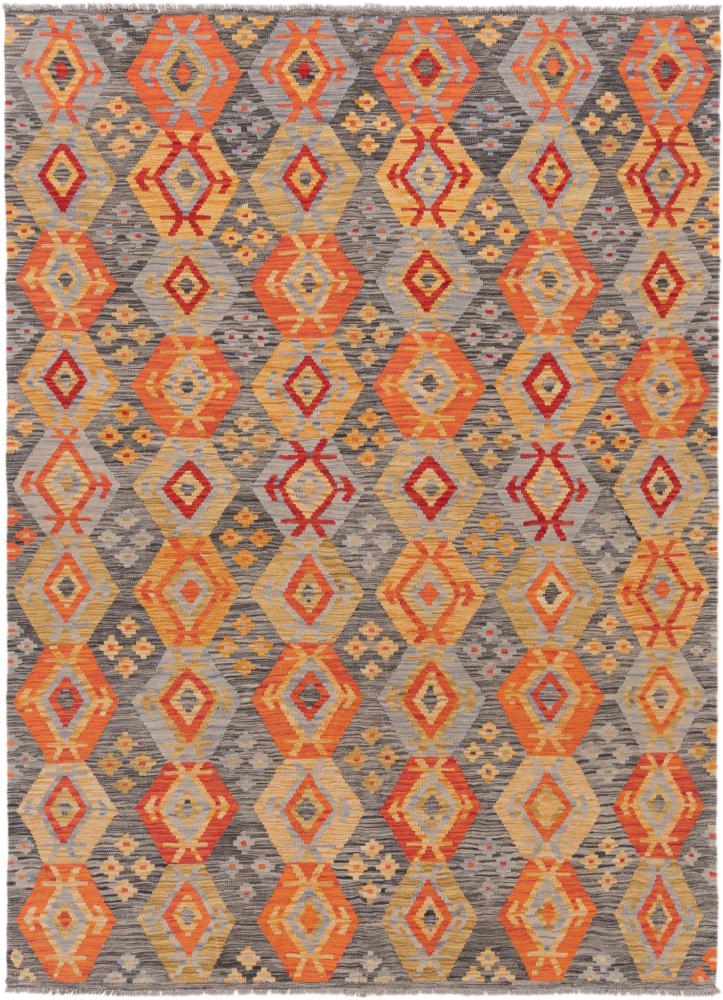 Tapete afegão Kilim Afegão 254x181 254x181, Tapete persa Tecido à mão