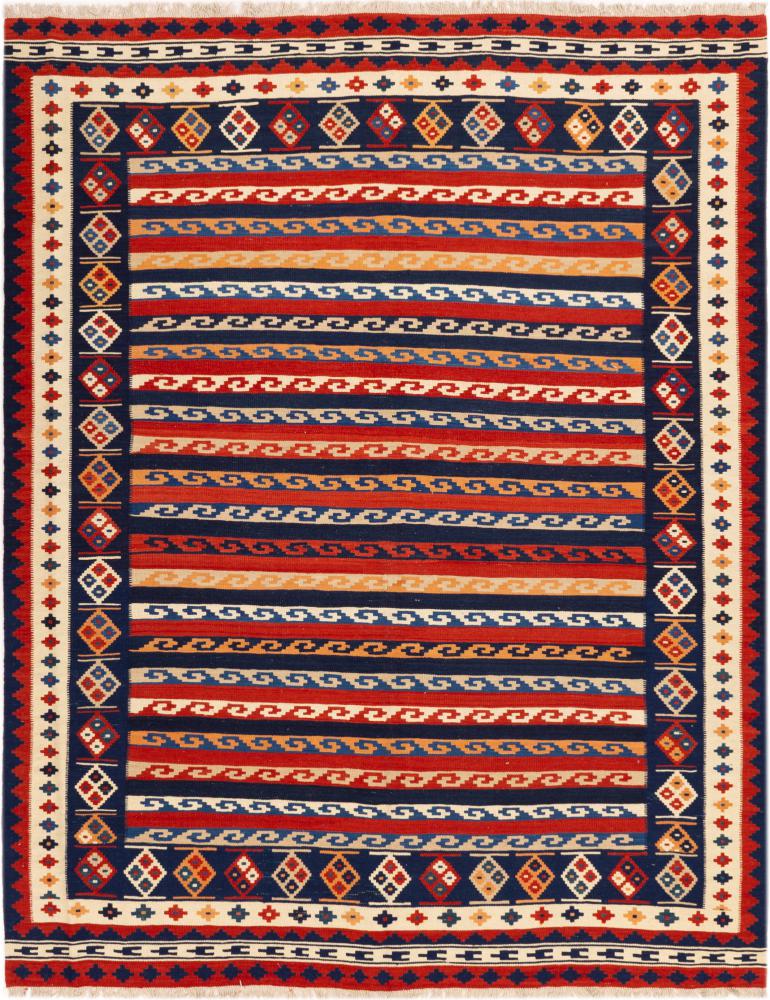 Tappeto persiano Kilim Fars Ghashghai 276x216 276x216, Tappeto persiano Tessuto a mano