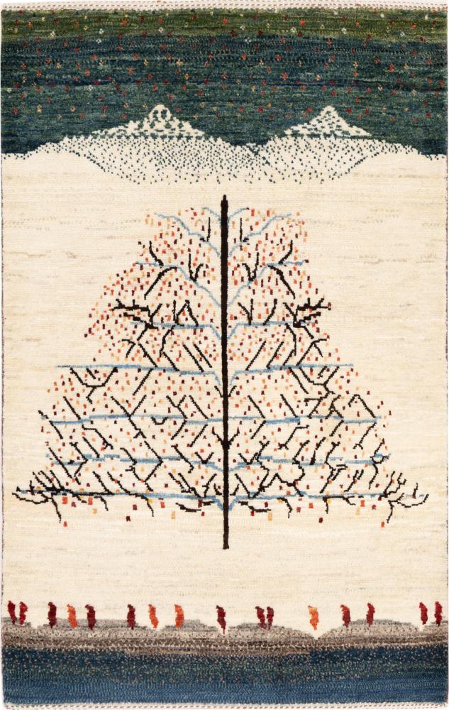 Perzisch tapijt Perzisch Gabbeh Loribaft Tabiibaft 132x81 132x81, Perzisch tapijt Handgeknoopte