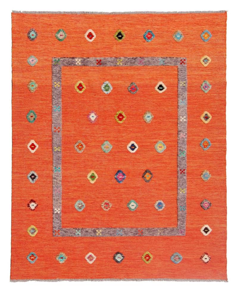 Alfombra afgana Kilim Afghan Nimbaft Edition 196x151 196x151, Alfombra persa Tejido a mano