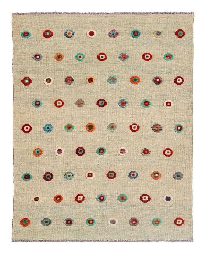 Alfombra afgana Kilim Afghan Nimbaft Edition 193x148 193x148, Alfombra persa Tejido a mano