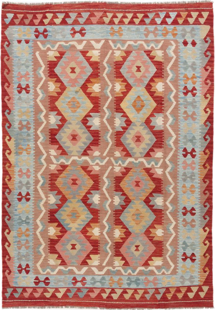 Tapete afegão Kilim Afegão 252x180 252x180, Tapete persa Tecido à mão