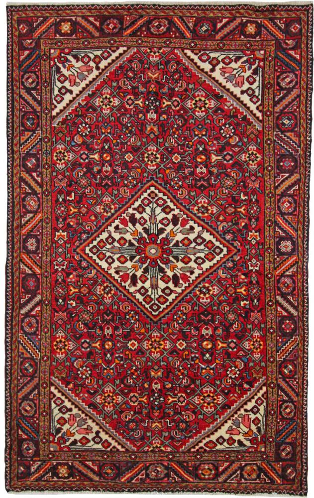 Persisk tæppe Hosseinabad 264x164 264x164, Persisk tæppe Knyttet i hånden