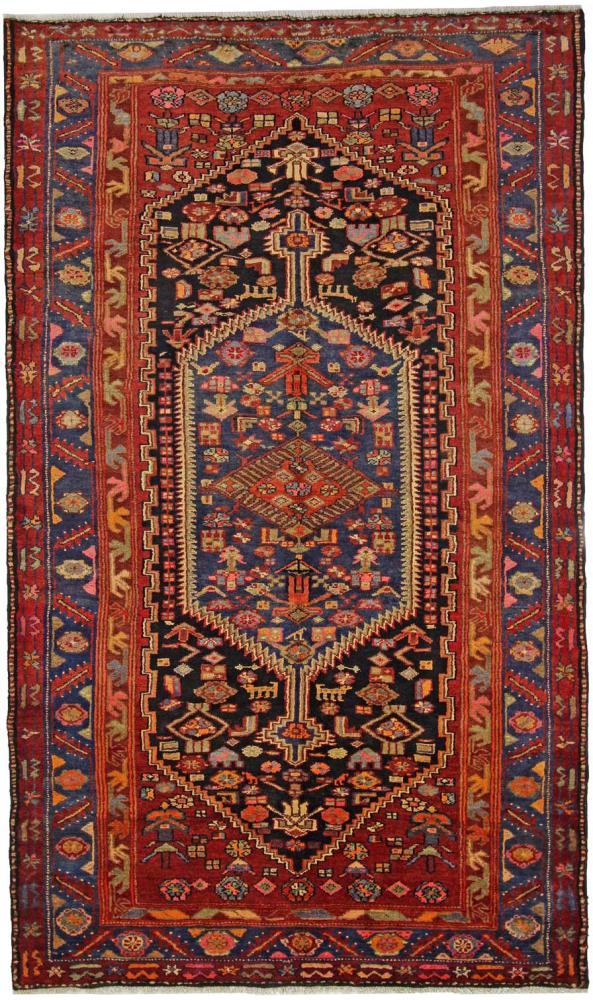 Persisk tæppe Hamadan 243x145 243x145, Persisk tæppe Knyttet i hånden