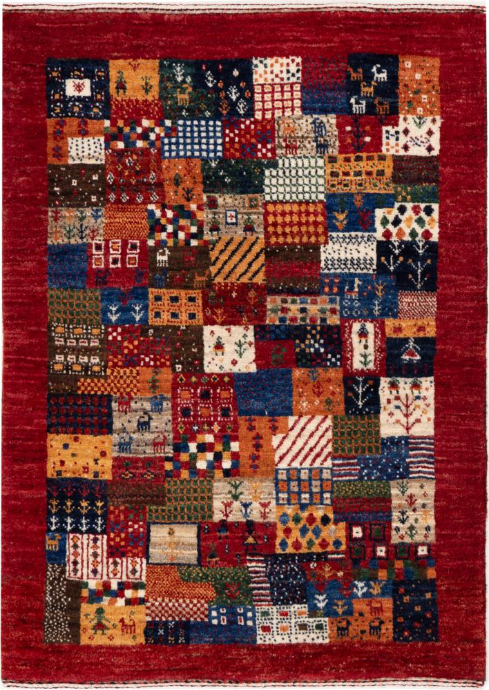 Perzisch tapijt Perzisch Gabbeh Loribaft Tabiibaft 91x67 91x67, Perzisch tapijt Handgeknoopte