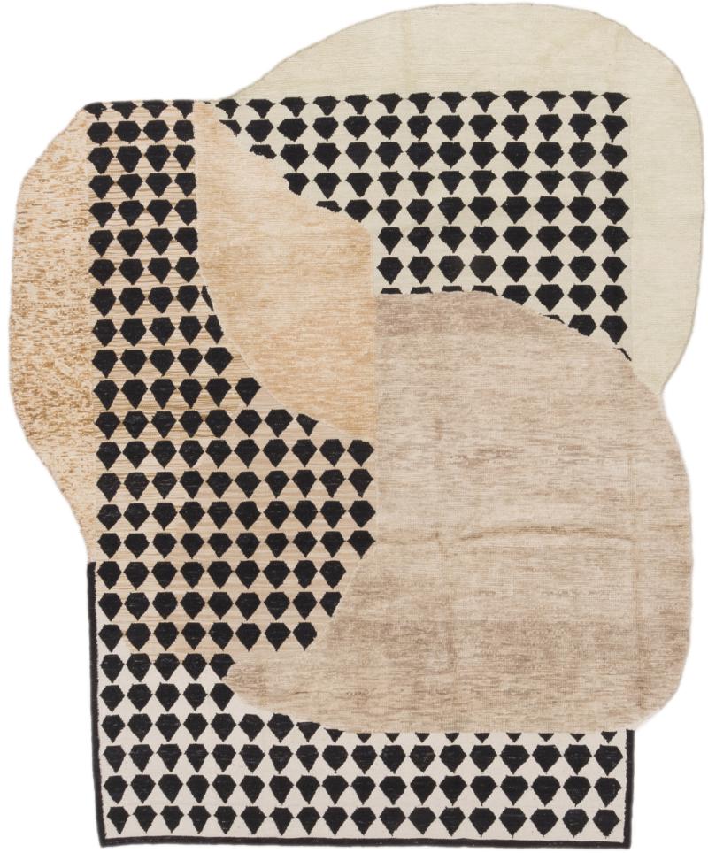 Afgán szőnyeg Kilim Berber Ela Design 3D 7'7"x6'5" 7'7"x6'5", Perzsa szőnyeg Kézzel csomózva